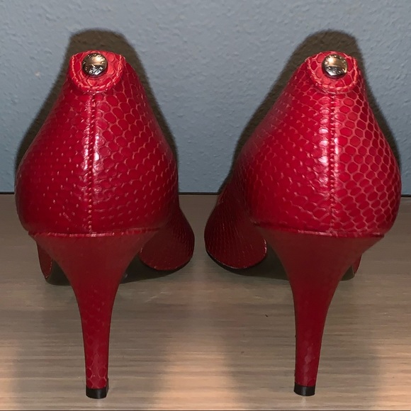 Red Michael Kors Pumps - Picture 2 of 8